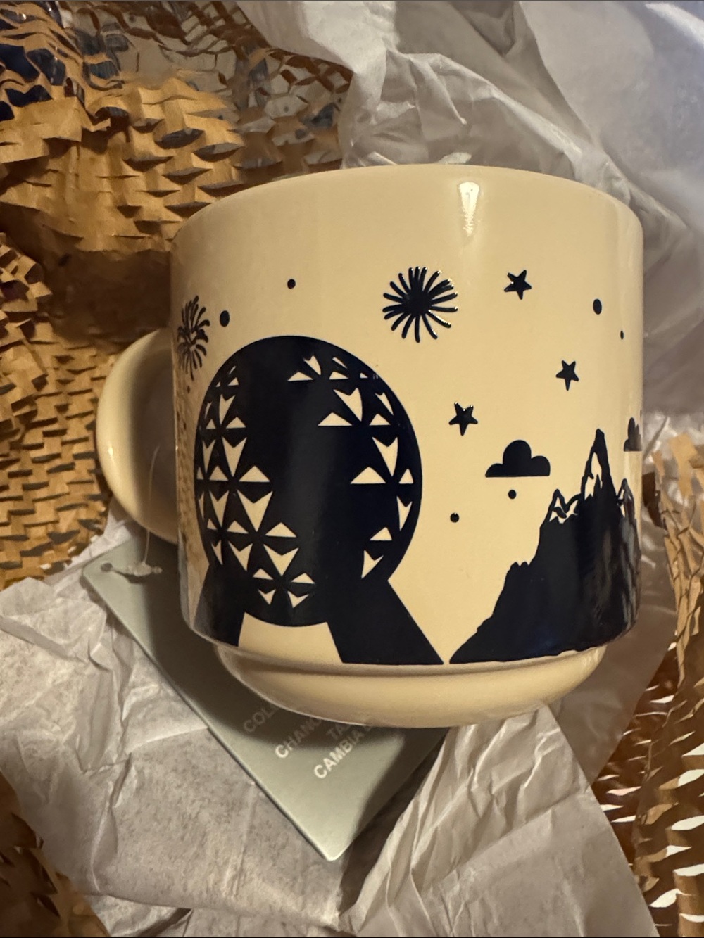 Disney Park Walt Disney World Park Icons Color Changing Mug NWT